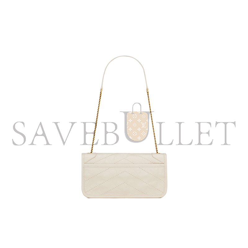 Y51 NIKI CHAIN POUCH IN VINTAGE LEATHER A00FP70EN079207 (20*11*3cm)